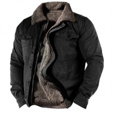 Men's fashionable and handsome warm cotton jacket  HF0106-04-03